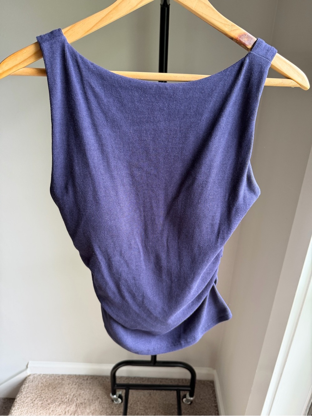 OGL Purple Ribbed Tank Top